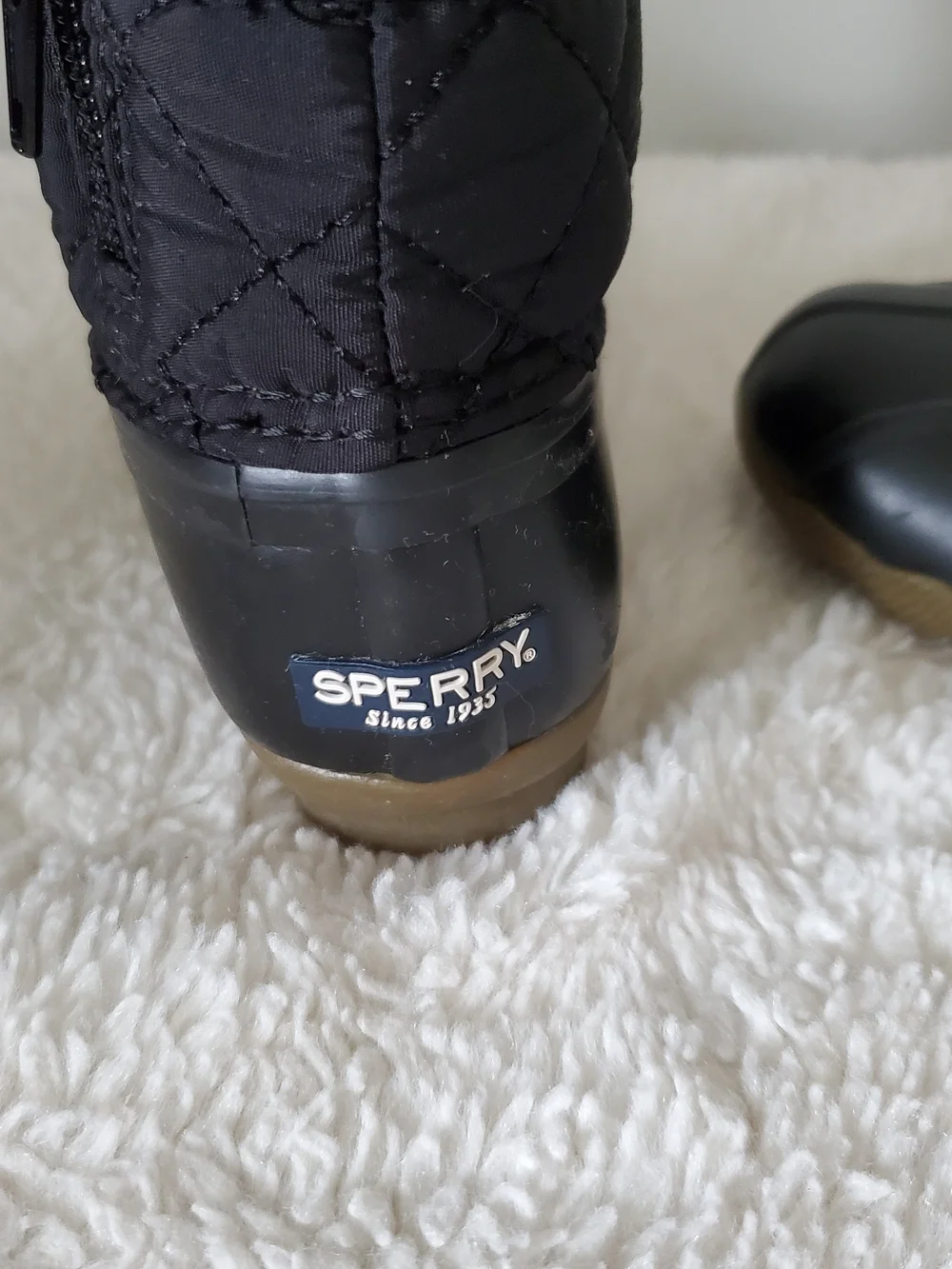 Sperry Kids Black Duck Boots